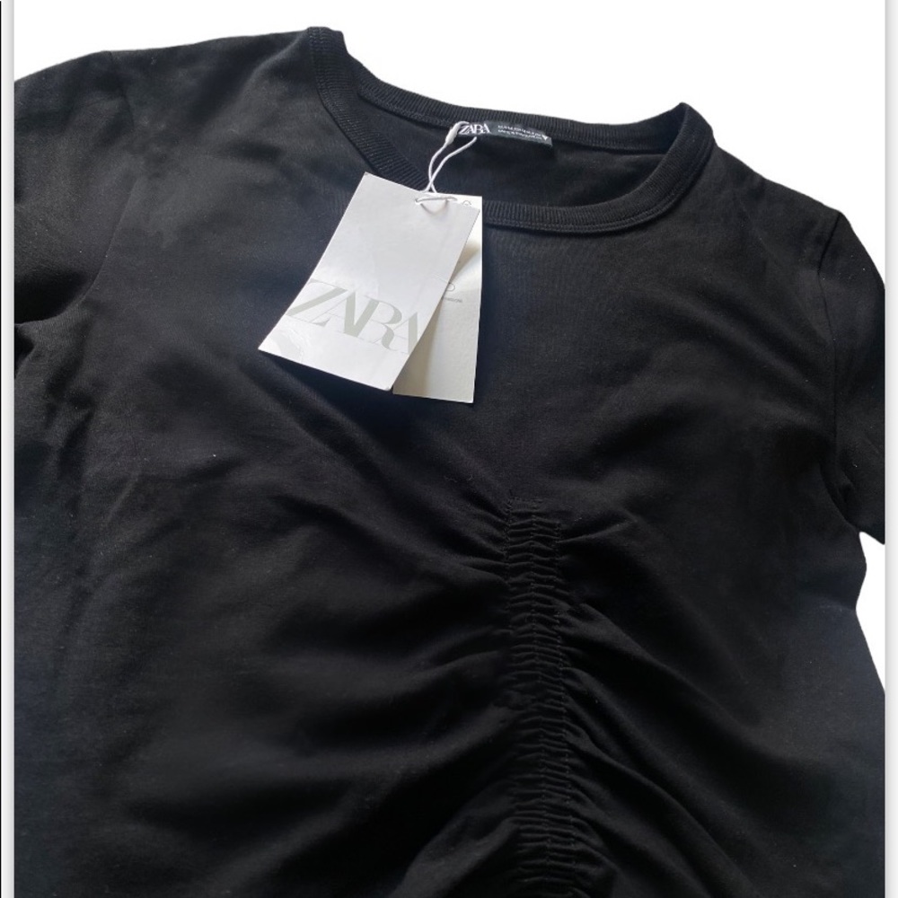 Zara basic black tee - Picture 2 of 2
